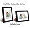 Americanflat Picture Frame with Mat - Photo Frame for Wall Display - Shatter Resistant Glass - Adjustable Hanging Hardware - Includes Easel
